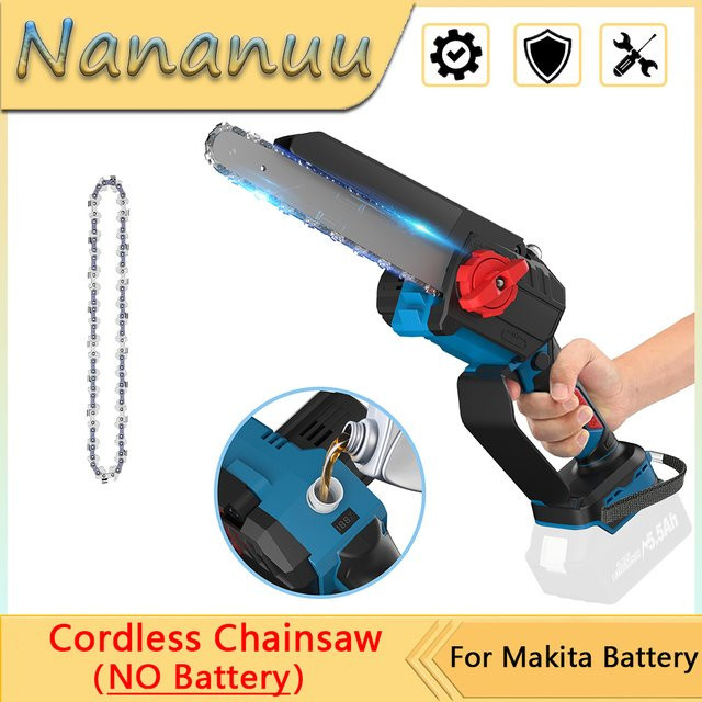 Nananuu 8-Zoll-Mini-Akku-Elektrokettensäge für Makita 18-V-Akkus zur Holzbearbeitung - Bild 1
