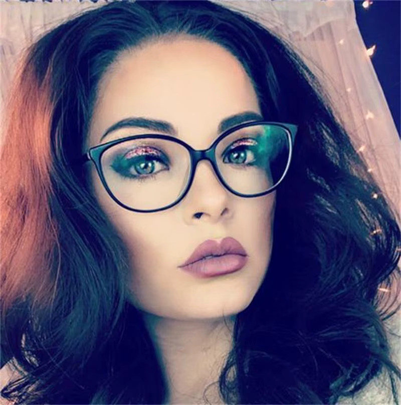 Shange WFJia Korrektionsbrille Cat-Eye, Vollrand, transparent, Damen - Bild 4