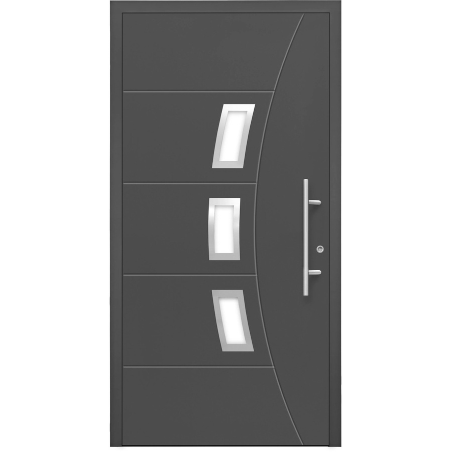 Aluminium-Haustür Splendoor Moderno in Anthrazit Metallic, Anschlag Rechts, B: 110 cm, H: 210 cm - Bild 2