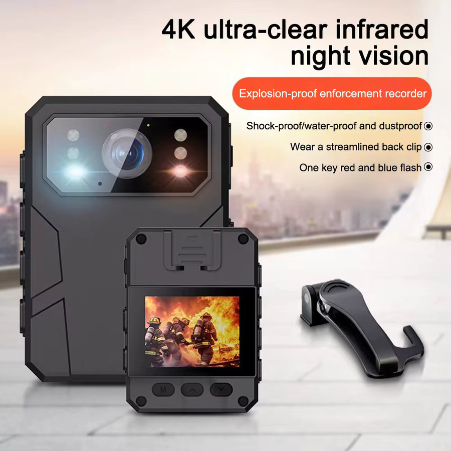 Occkic 4K Mini-Körperkamera Full HD mit Nachtsicht in Schwarz - Bild 2