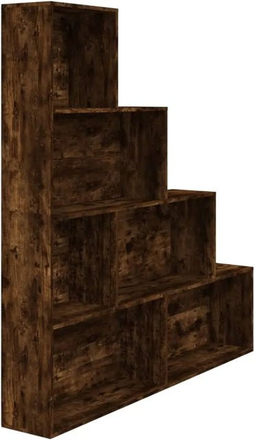 vidaXL Bücherregal in Räuchereiche, Wandmontage, Braun, B/T/H: 155 x 24 x 160 cm - Bild 1