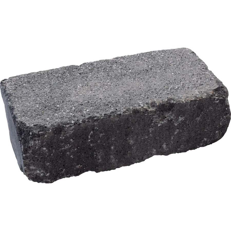 Diephaus Mauerstein Maximo Anfangsstein aus Beton in Schwarz und Anthrazit B/T/H: 50 x 25 x 15 cm - Bild 2