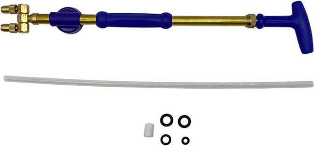 Manueller Hand-Flaschensprüher von Shoemst in Blau mit verstellbarer Kupferdüse - Bild 1