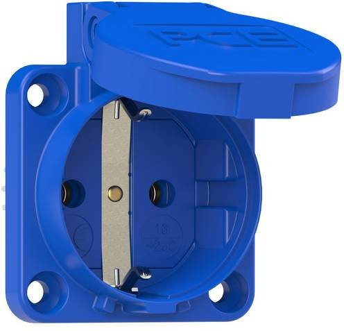 PCE 109-0bw Anbau-Steckdose IP54 Blau - Bild 1