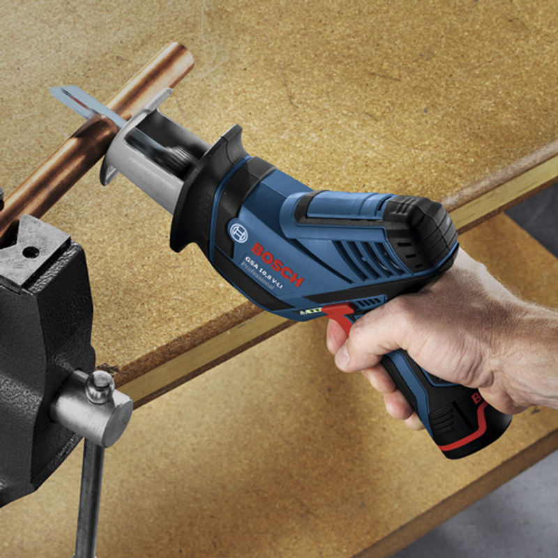 Bosch Professional Akku-Säbelsäge GSA 12V-14 Solo in Blau/Schwarz/Rot - Bild 3