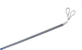 Katimex Kabelziehstrumpf aus Stahl in Silber mit 2 Schlaufen, Wirklänge: 900 mm, Durchmesser: 30-40 mm - Bild 1