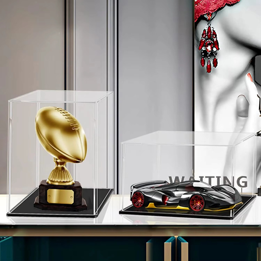 Staubdichte Acryl Vitrine Box in Transparent für Sammlerstücke und Spielzeug Modelle - Bild 5