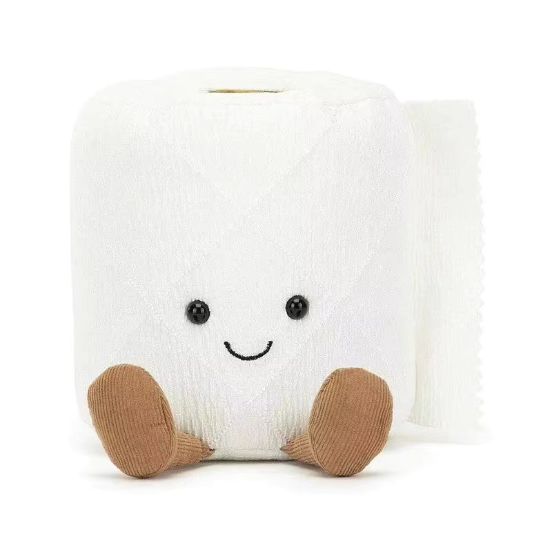 Jelly JC Toilettenpapier-Serie Plüsch-Stoffpuppe, Plüsch-Papierfigur, Bunt / Mehrfarbig, Weiß - Bild 2