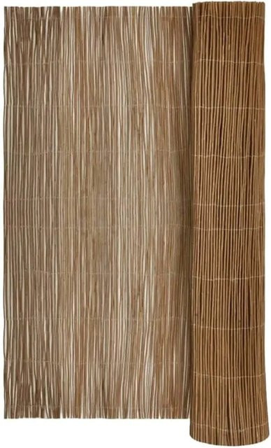vidaXL Weidenzaun aus Weide in Braun und Multicolour, Höhe: 170 cm, Breite: 500 cm - Bild 1