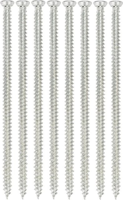 JM Meeth Fensterrahmenschrauben Flachkopf, silber, Länge: 15,2 cm, galvanisiert - Bild 1