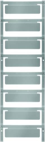 Weidmüller Gerätemarkierung CC 15/60 MC NEUTRAL SI in Silber, Beschriftungsfläche: 15 x 60 mm, Montage durch Aufclipsen - Bild 1