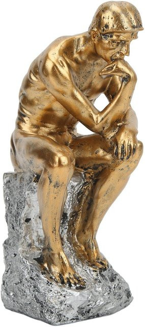 GoolRC Denker Statue im Retro Stil in Gold aus Kunststoff - Bild 1