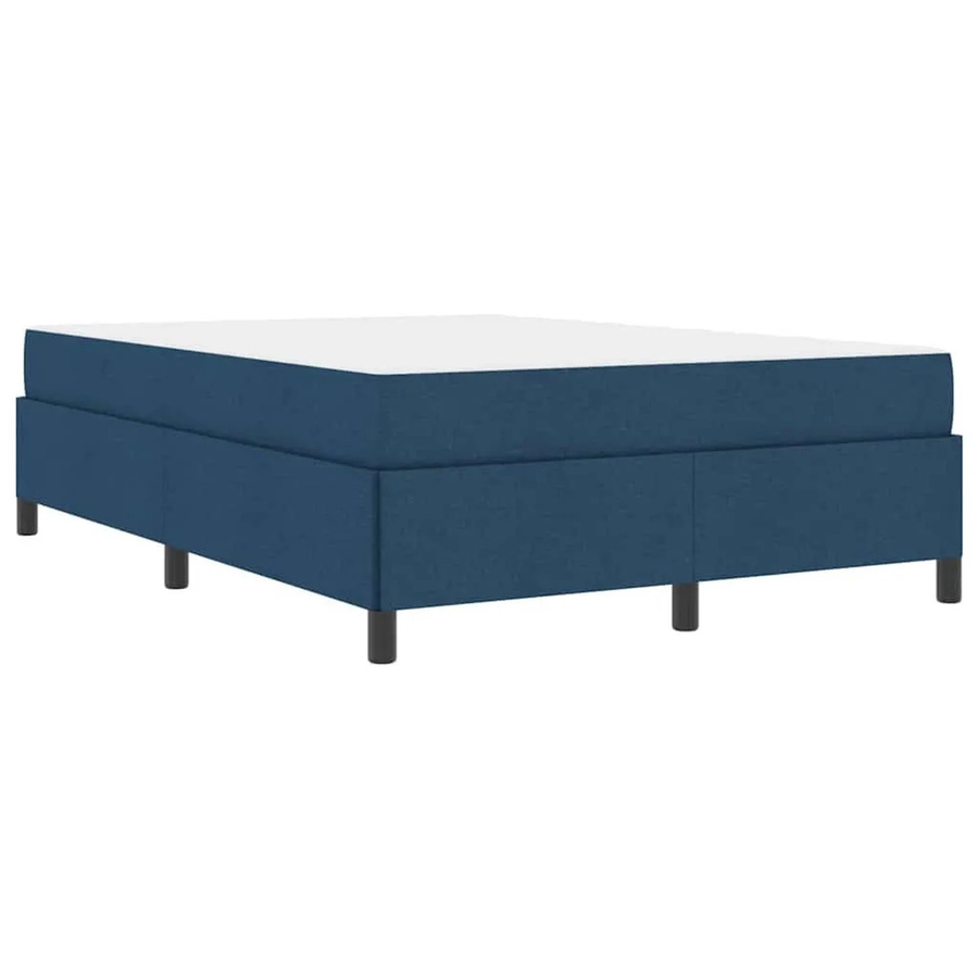 vidaXL Boxspringbett Hybrid in Blau mit Taschenfederkern, B/T: 140 x 200 cm - Bild 2