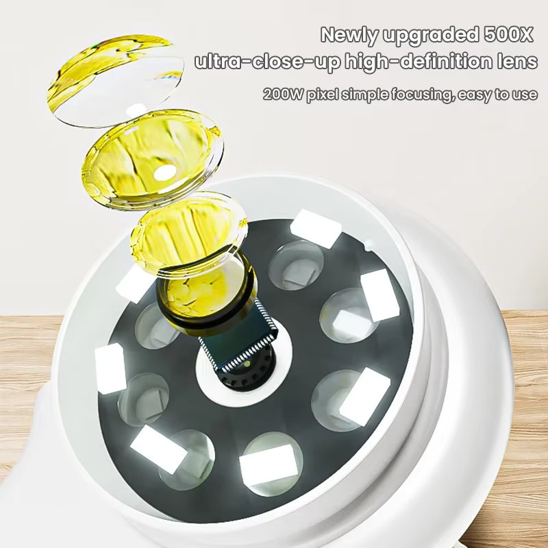 CONUSEA Handmikroskop Spielzeug, Biologie-Wissenschafts-Set, mit Licht - Bild 4