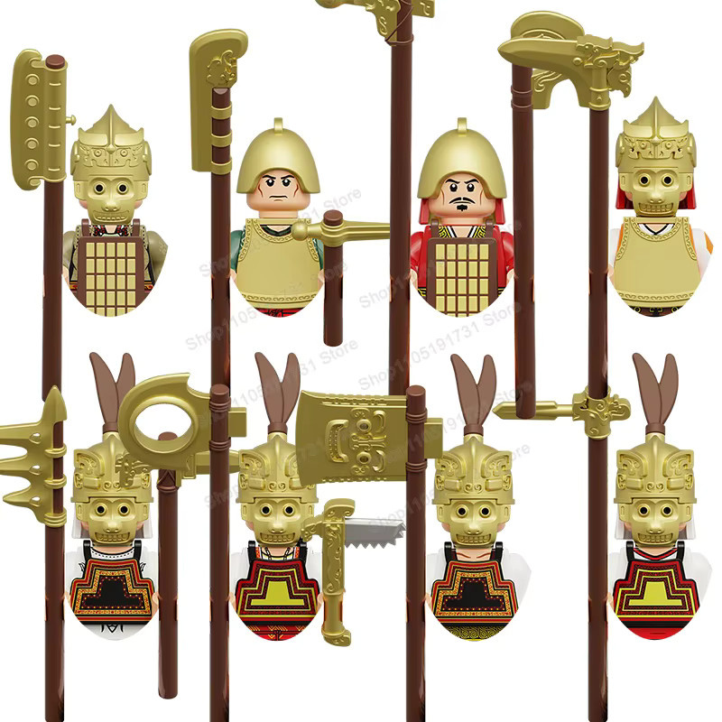 DR.TONG Chinesische Soldaten-Figuren, Ritter, Zubehör, Bausteine Spielzeug - Bild 3