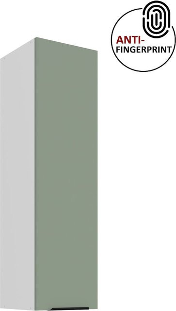 ARIA Hängeschrank Aquamarin Küchenzeile mit Anti Fingerprint Oberfläche, Höhe: 30 cm, Breite: 90 cm - Bild 1