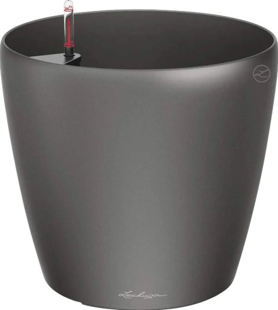 Lechuza Pflanzgefäß Classico Premium rund in Anthrazit metallic, Durchmesser: 70 cm, Höhe: 65 cm - Bild 1