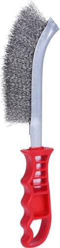 KS Tools Universal-Drahtbürste aus Stahl in Rot, Länge: 25 cm - Bild 1