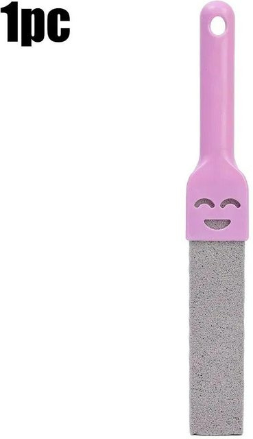 Houspace Bimsstein Reinigungsstab zur Entfernung von Kalk, Rost und Schmutz in WC und Waschbecken, Farbe: Rosa - Bild 1