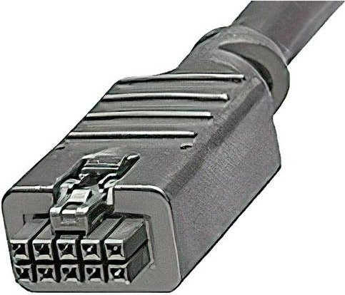Molex Stiftgehäuse-Kabel Schwarz mit 10 Polen 2451301050 Bulk - Bild 1