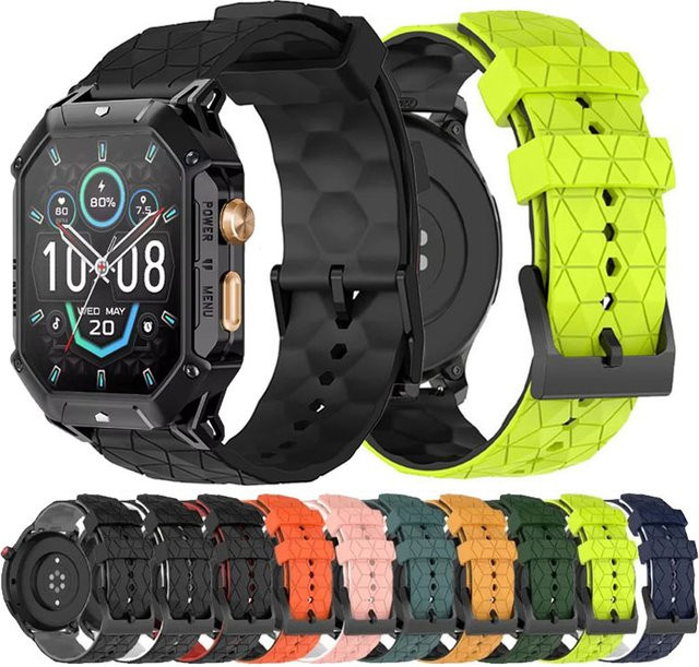 Haylou Uhrenarmband Silikon, 22 mm, bunt - Bild 1