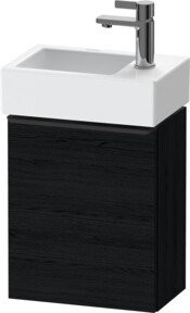 Duravit Waschtischunterschrank D-Neo mit 1 Tür in Weiß Matt, B/T/H: 36,4 x 22,2 x 44 cm, Wandmontage, Anordnung links - Bild 1