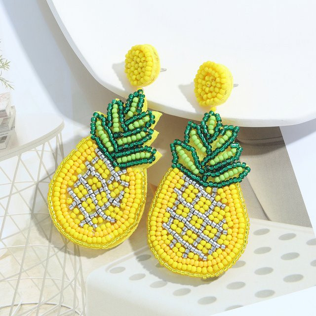 Erpels Ohrringe, Ananas, Perle, Bunt, Damen - Bild 1