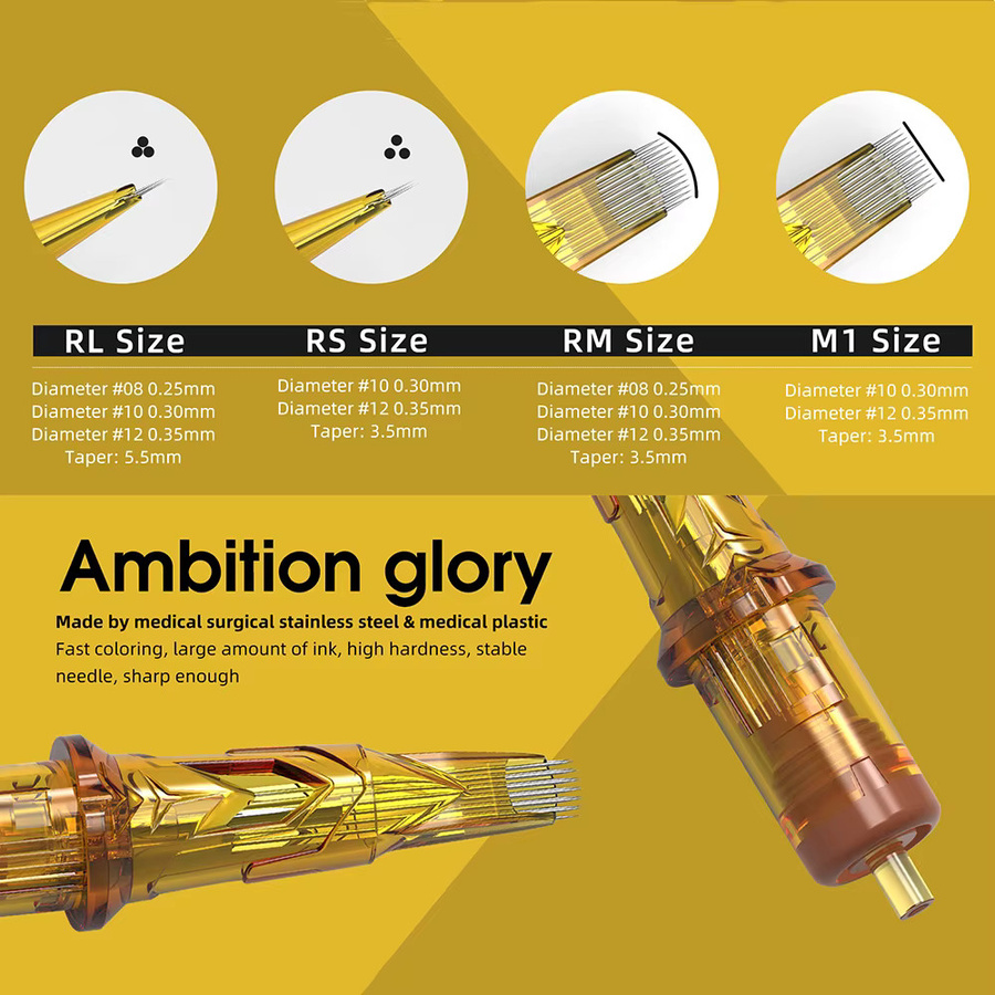 Ambition Glory Tattoo-Patronennadeln, 20 Stück, Unisex - Bild 4