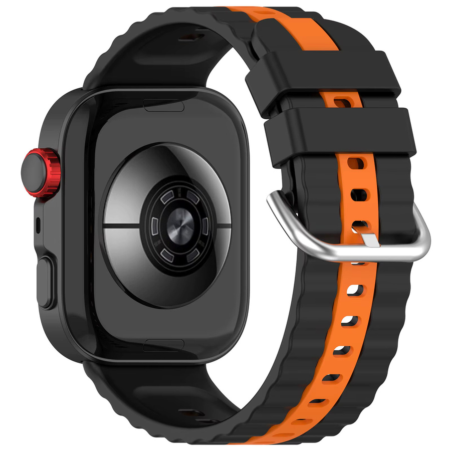HUBANDE Uhrenarmband Silikon, Schwarz, Unisex - Bild 2