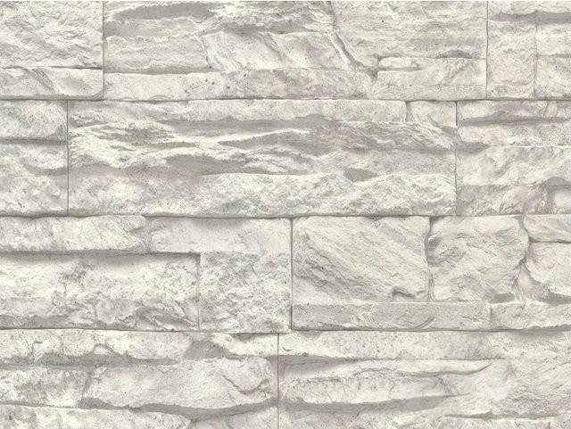 A.S. Création Vliestapete Naturals Stein Grau FSC mit Natur-Optik - Bild 1