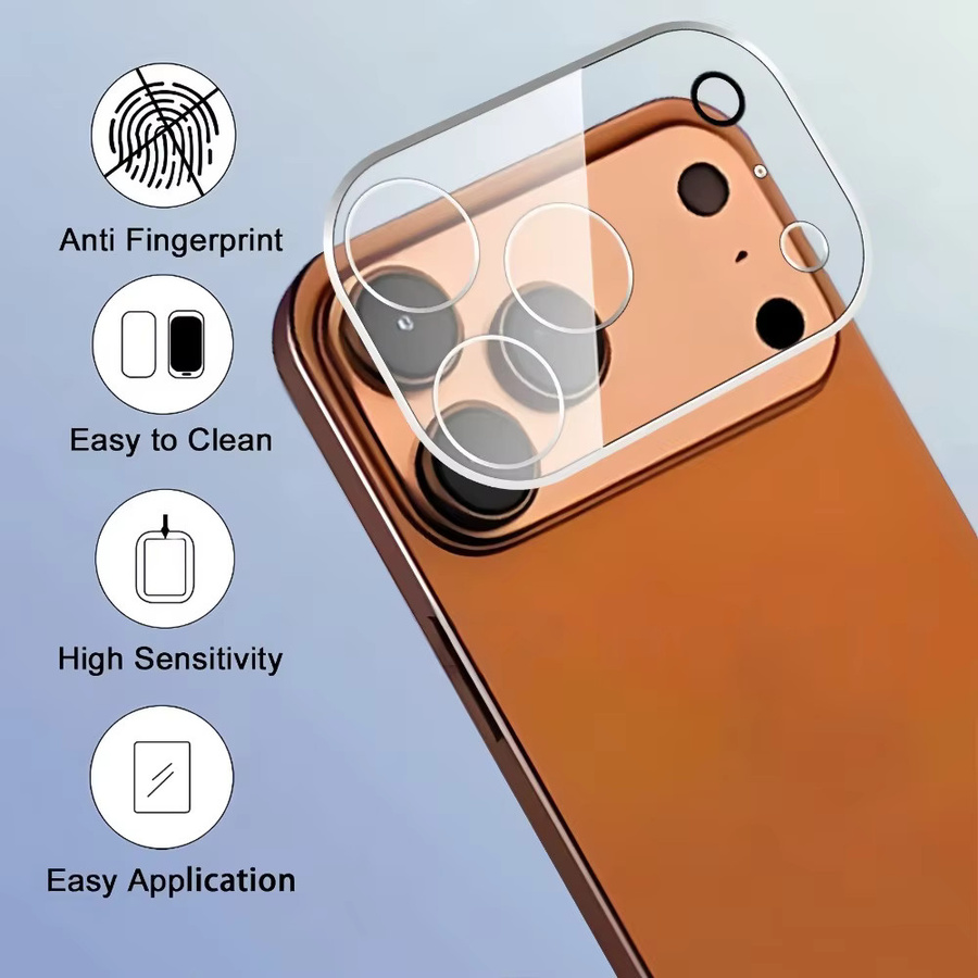 3er-Set Ultra-Klare Kameraobjektivschutzfolien für iPhone 11 bis iPhone 17 Pro Max, Kratzfester Schutzglas, Transparent - Bild 3