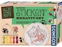 KOSMOS Sticken Kreativ-Set zum Basteln mit buntem Stoff und Holz für Kinder ab 8 Jahren - Bild 1