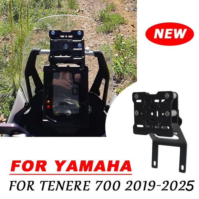 S2R Handyhalterung für Yamaha Tenere 700 T7 in Schwarz zur GPS Navigation - Bild 1