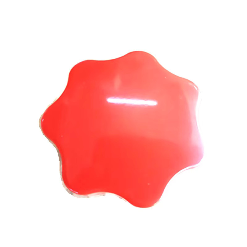 5er Set WHOOPEE Sterngriff Knöpfe in Rot mit Gummi Kopf für M4 M5 M6 M8 M10 M12 M16 Schrauben und Muttern - Bild 3