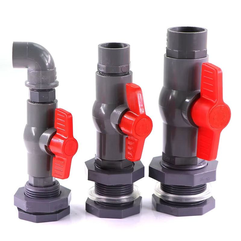 MUCIAKIE PVC Kugelhahn Adapter für Aquarium und Gartenbewässerung in 1/2, 3/4 und 1 Zoll - Bild 7