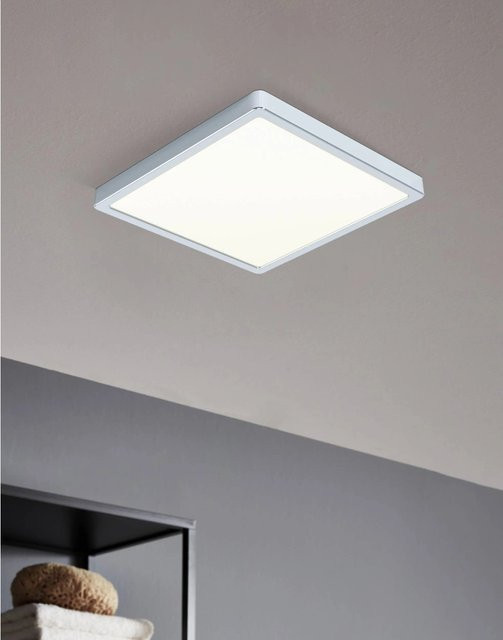 Eglo LED Deckenleuchte Fueva 5 in Chrom-Weiß, quadratisch, 20,5 W - Bild 1