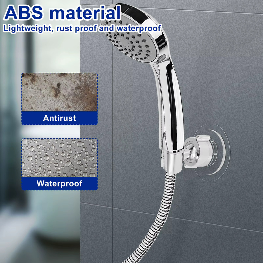Everso Duschkopfhalter transparent verstellbar ohne Bohren für dein Badezimmer - Bild 4