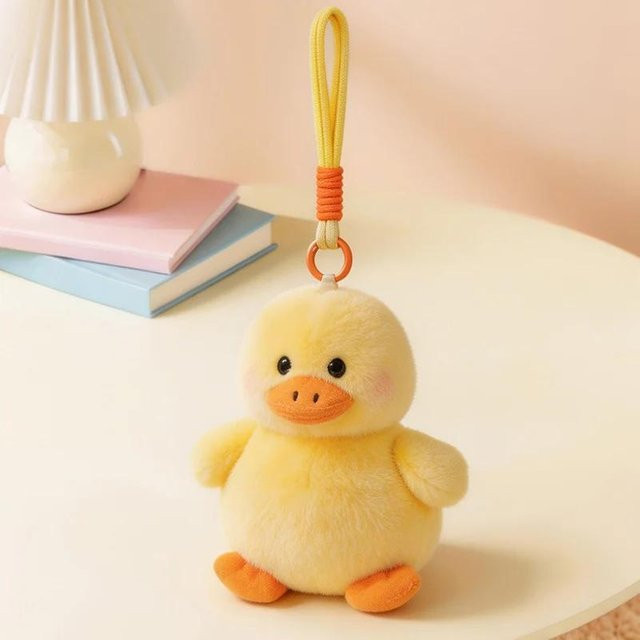 Schlüsselanhänger Plüschtier Koalabär Pinguin Ente, 15cm, beige, Mädchen - Bild 1
