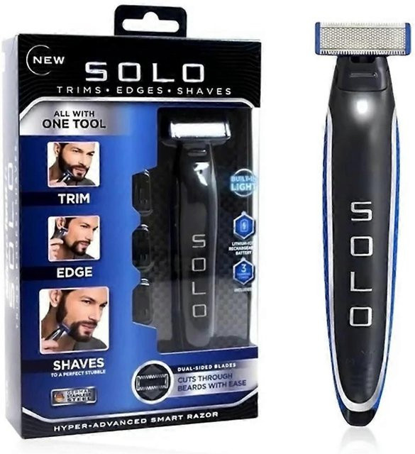 Solo Touch Smart Razor Micro Trimmer Herrenrasierer, Schwarz - Bild 1