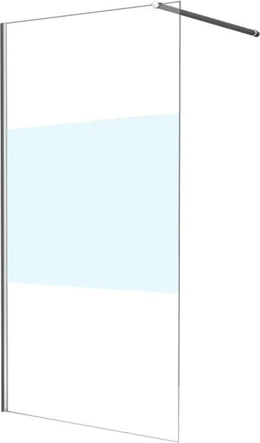 Glasdeals Walk-In Duschwand STRETTO-COVER-3679, transparent, mit Easy-Clean-Beschichtung, B: 120 cm, H: 200 cm - Bild 1
