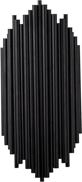Opviq Wandleuchte aus Metall in Schwarz, modern, E14, B/H/T: 8 x 40 x 18 cm - Bild 1