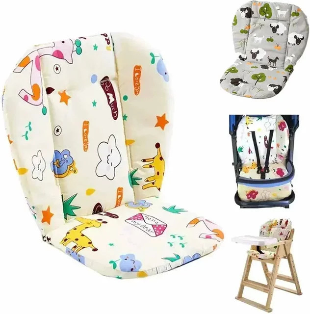 Atmungsaktives Baby Sitzkissen aus weicher Baumwolle mit niedlichem Tier Muster in Multicolour - Bild 1