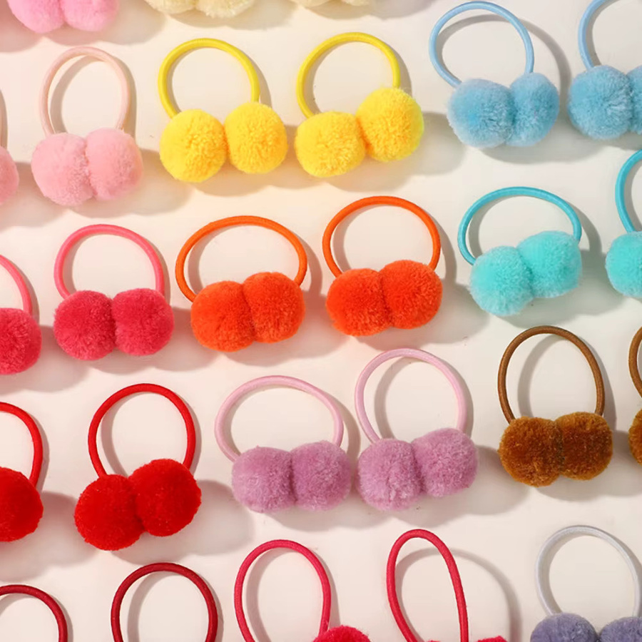 BABY BOWS Haarbänder mit Plüschball, 24 Stück, Kinder - Bild 4