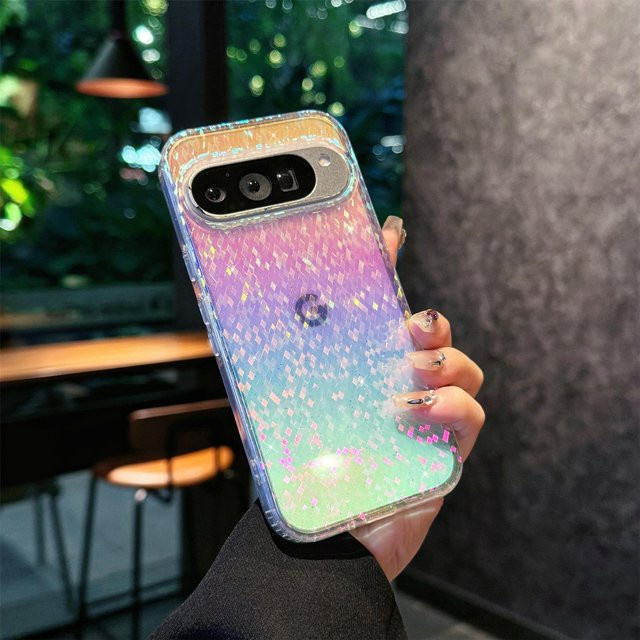 Glitzerbeschichtete magnetische Schutzhülle für Google Pixel 10A, 9 Pro XL, 10 und 10 Pro in Multicolour - Bild 1