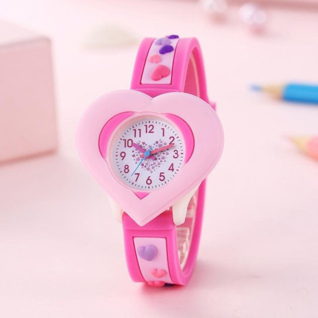 Binchi Outdoor Equipment Digitaluhr, Quarz, Kunststoff, Kinder, rose rot - Bild 1
