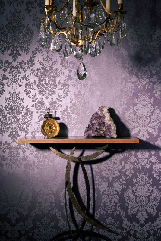 Cole & Son Tapete Giselle Purple Floral Abstract Non-Woven Classic - Bild 2