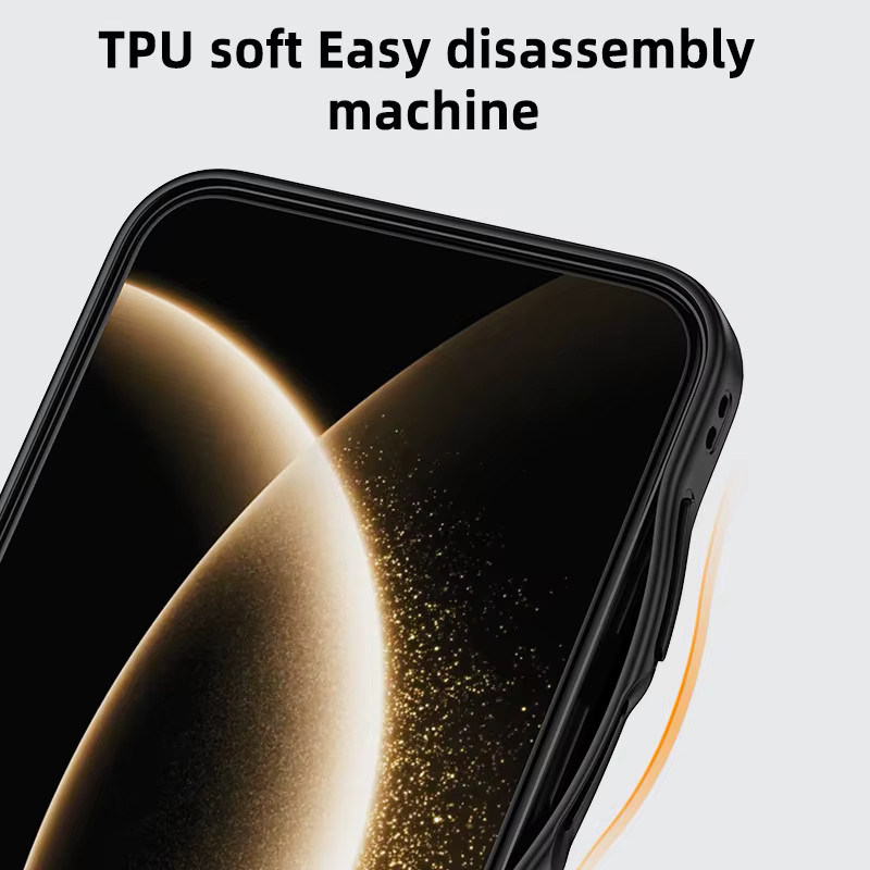 ELVEV Magnetische Hülle für Honor Magic 8 Pro, Stoßfeste Airbag Handyhülle aus TPU und Hart-PC, Matt Transluzent, Schwarz oder Transparent - Bild 2
