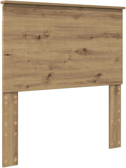 vidaXL Kopfteil Artisan-Eiche in Braun aus Holzwerkstoff, Breite: 90 cm - Bild 1
