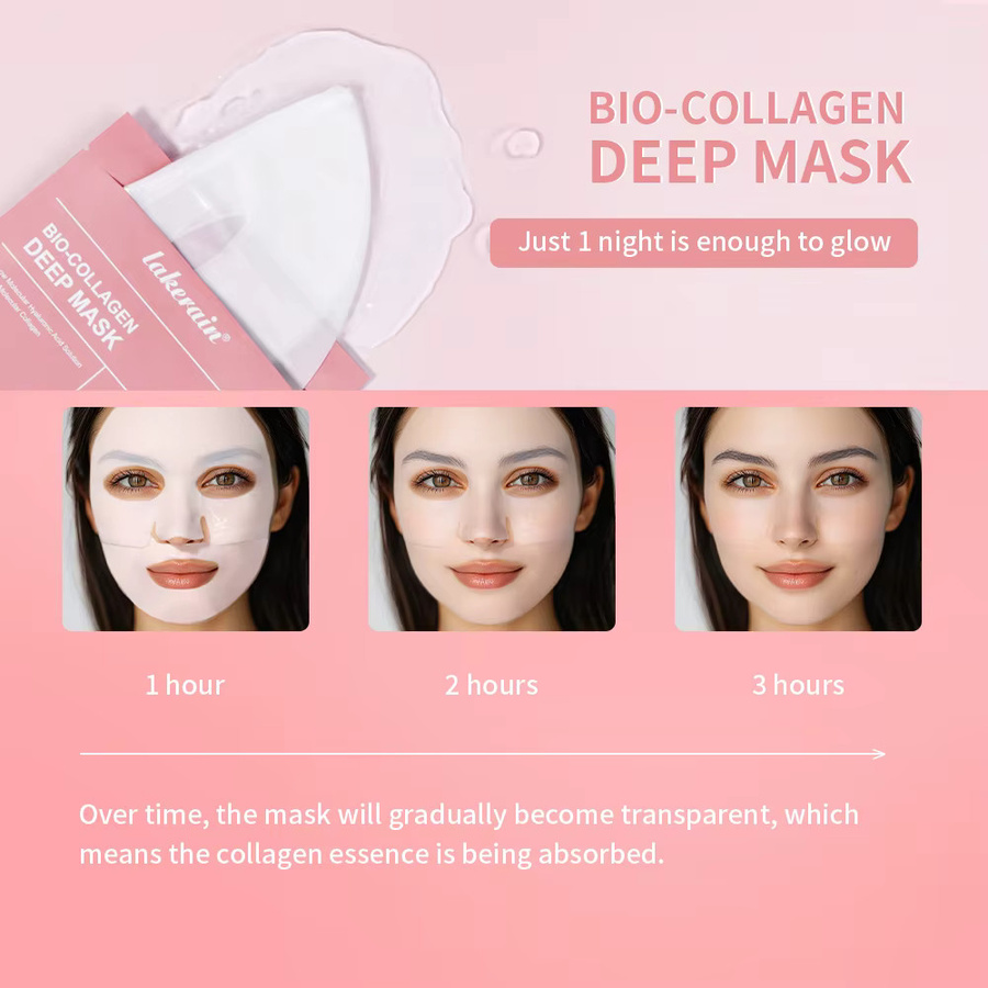 ibcccndc Bio-Kollagen Hydrogel Maske, Gesicht, Unisex - Bild 3