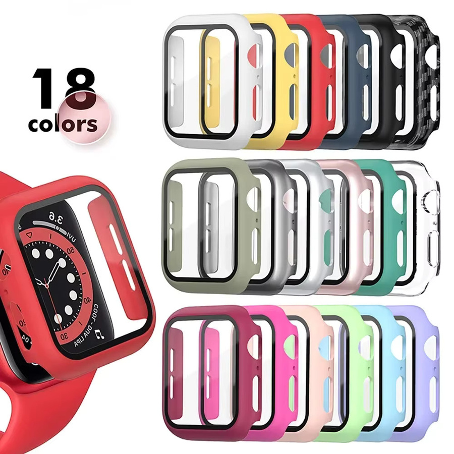 Geekthink Uhrenschutz für Apple Watch, Hülle und Glasdisplayschutz, Unisex - Bild 2